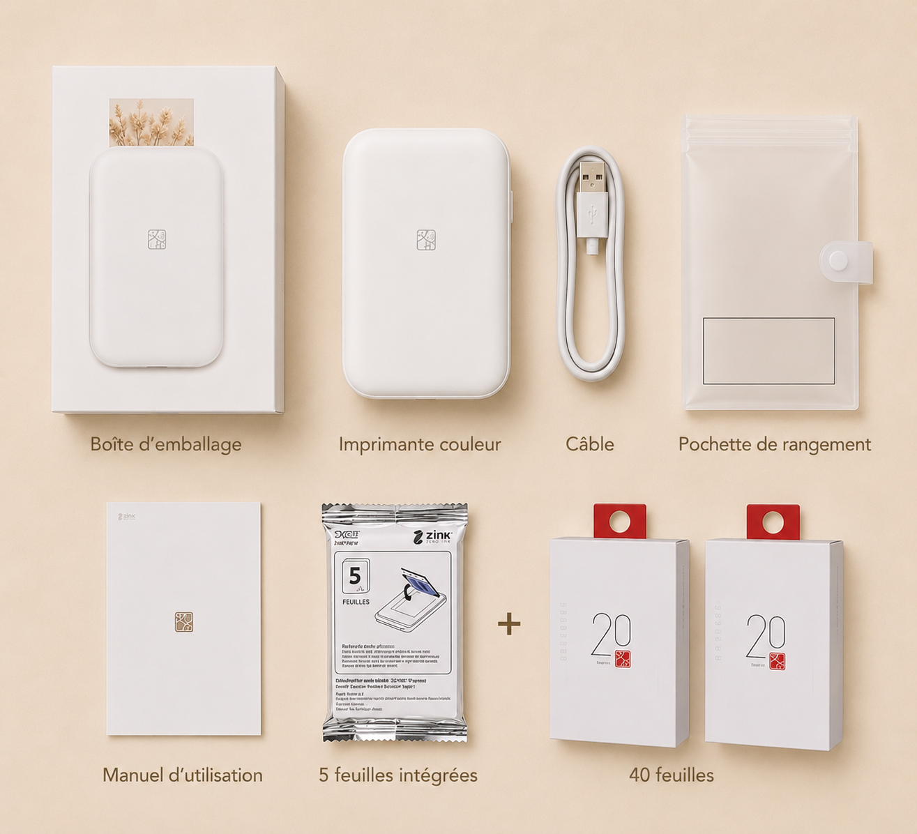 Memory Maker™ Mini Imprimante Photo Portable - Souvenirs Instantanés Bluetooth