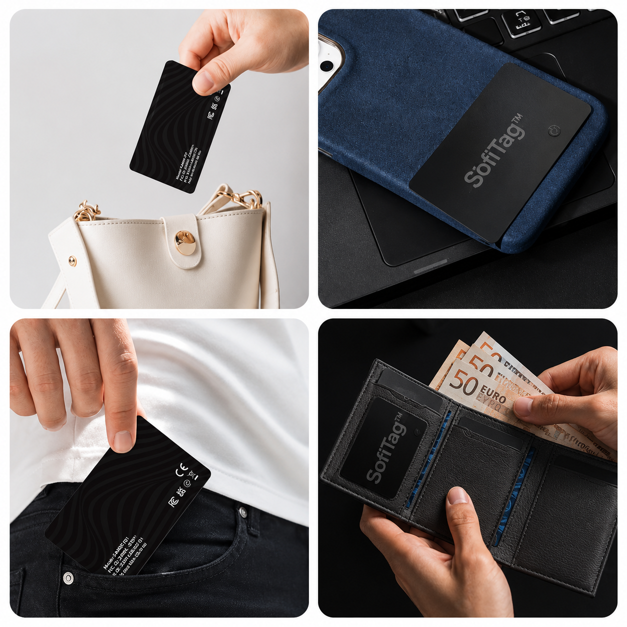 SofiTag™ | The ultra-thin tracker for wallets, keys, and luggage