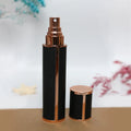 10Ml Luxury Leather Wrapped Glass Perfume Spray Bottle, Portable Mini Refillable Perfume Atomizer, Bpa-Free Cosmetic Container