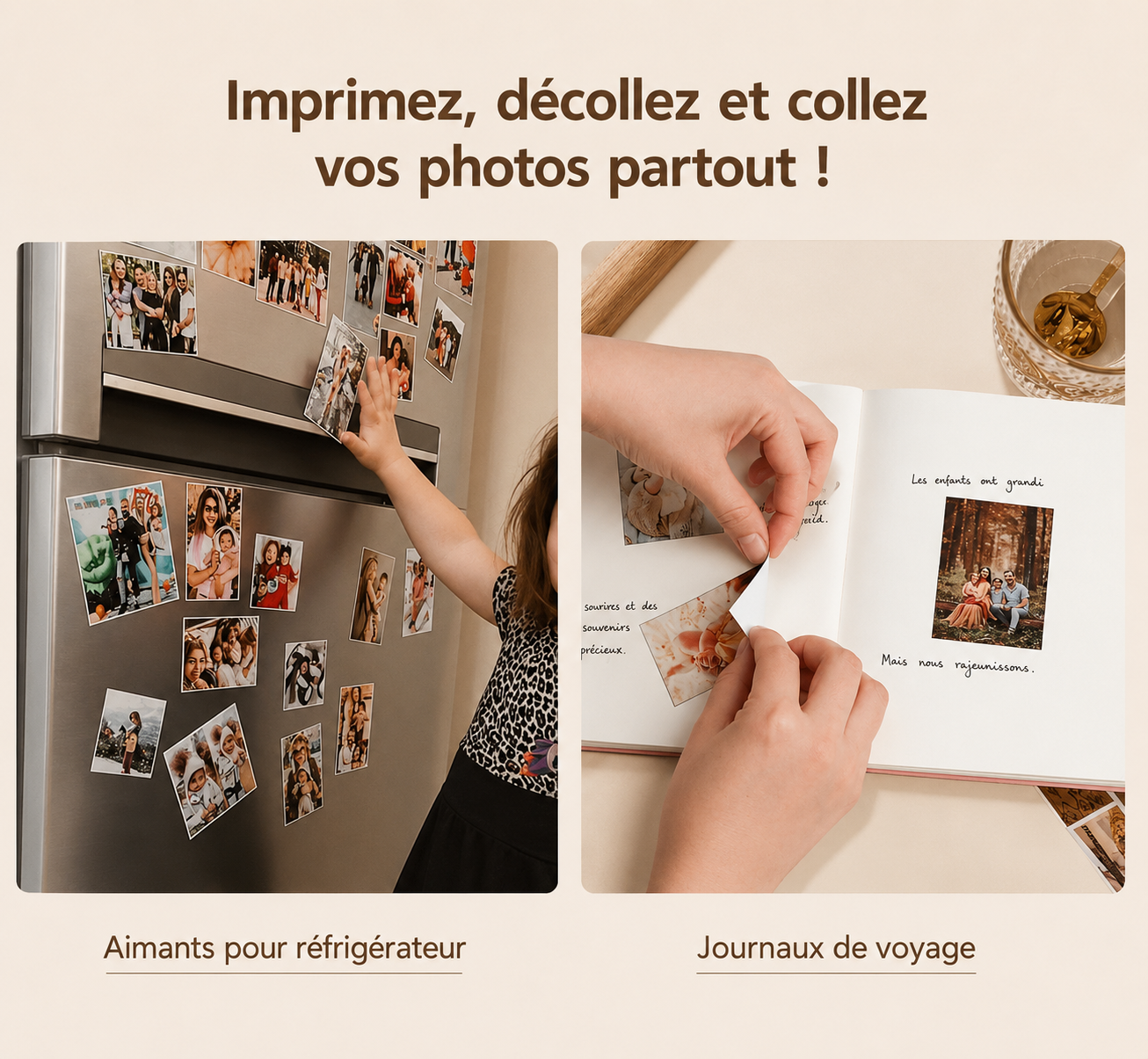 Memory Maker™ Mini Imprimante Photo Portable - Souvenirs Instantanés Bluetooth