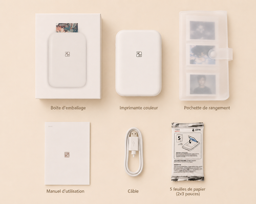 Memory Maker™ Mini Imprimante Photo Portable - Souvenirs Instantanés Bluetooth