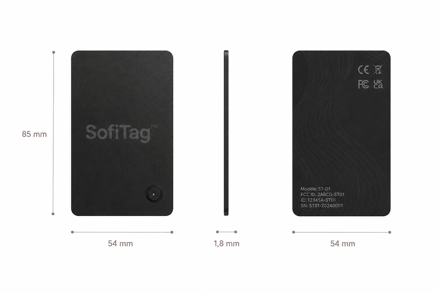 SofiTag™ | The ultra-thin tracker for wallets, keys, and luggage