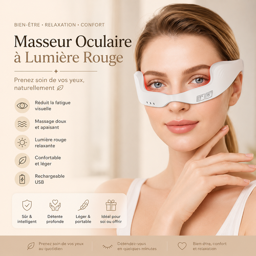 ✨ Lunettes Massage Oculaire Premium™ | Anti-Fatigue & Anti-Cernes