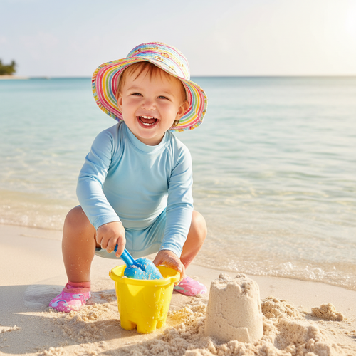 Chaussures Aquatiques Bébé et Enfant - Protègent les petits pieds à la plage et à la piscine